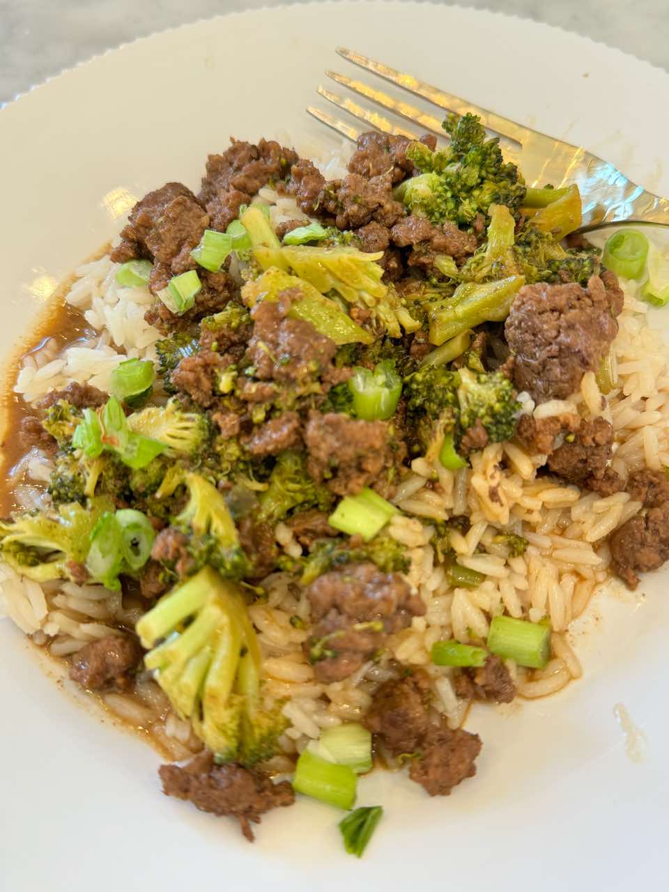 Beef and Broccoli with Rice (SGF)