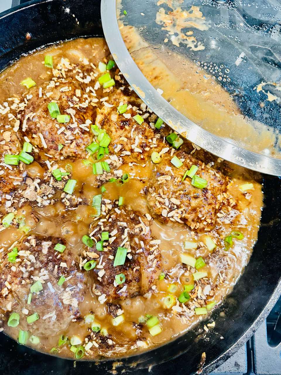 Hamburger Steak & Onion Gravy