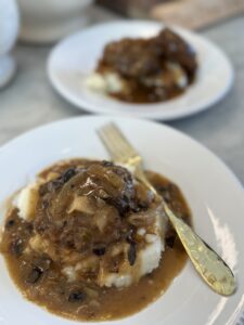 Hamburger Steak & Onion Gravy