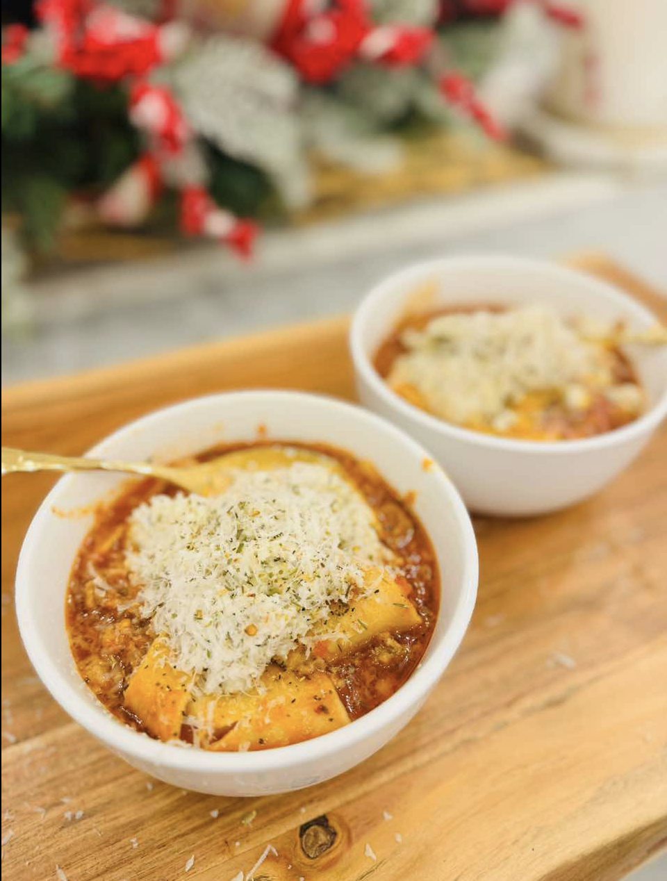 One Pot Lasagna Soup