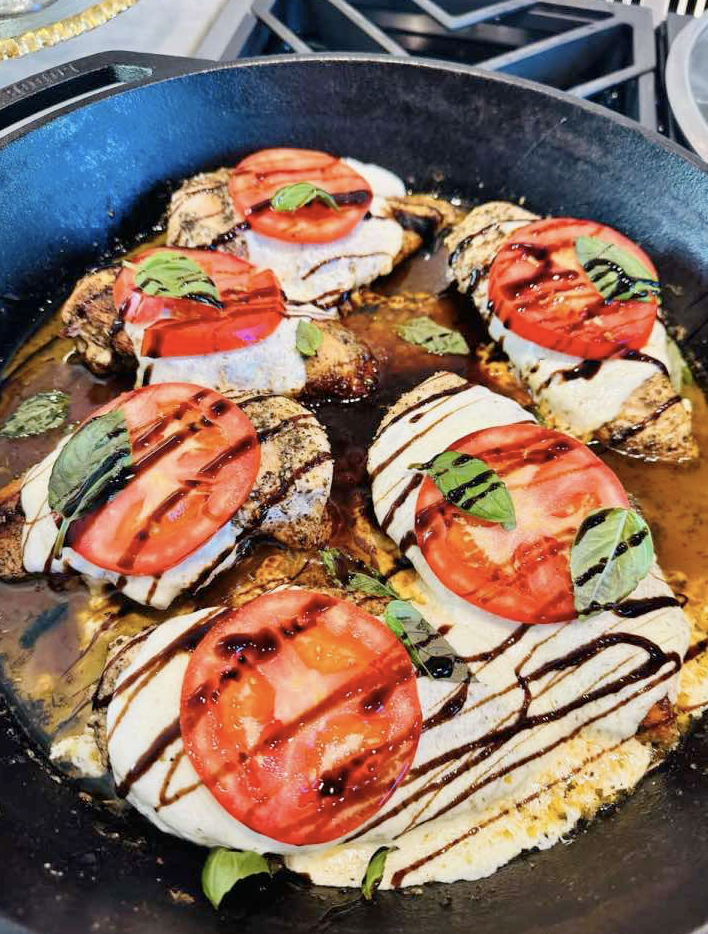 Caprese Chicken Melt