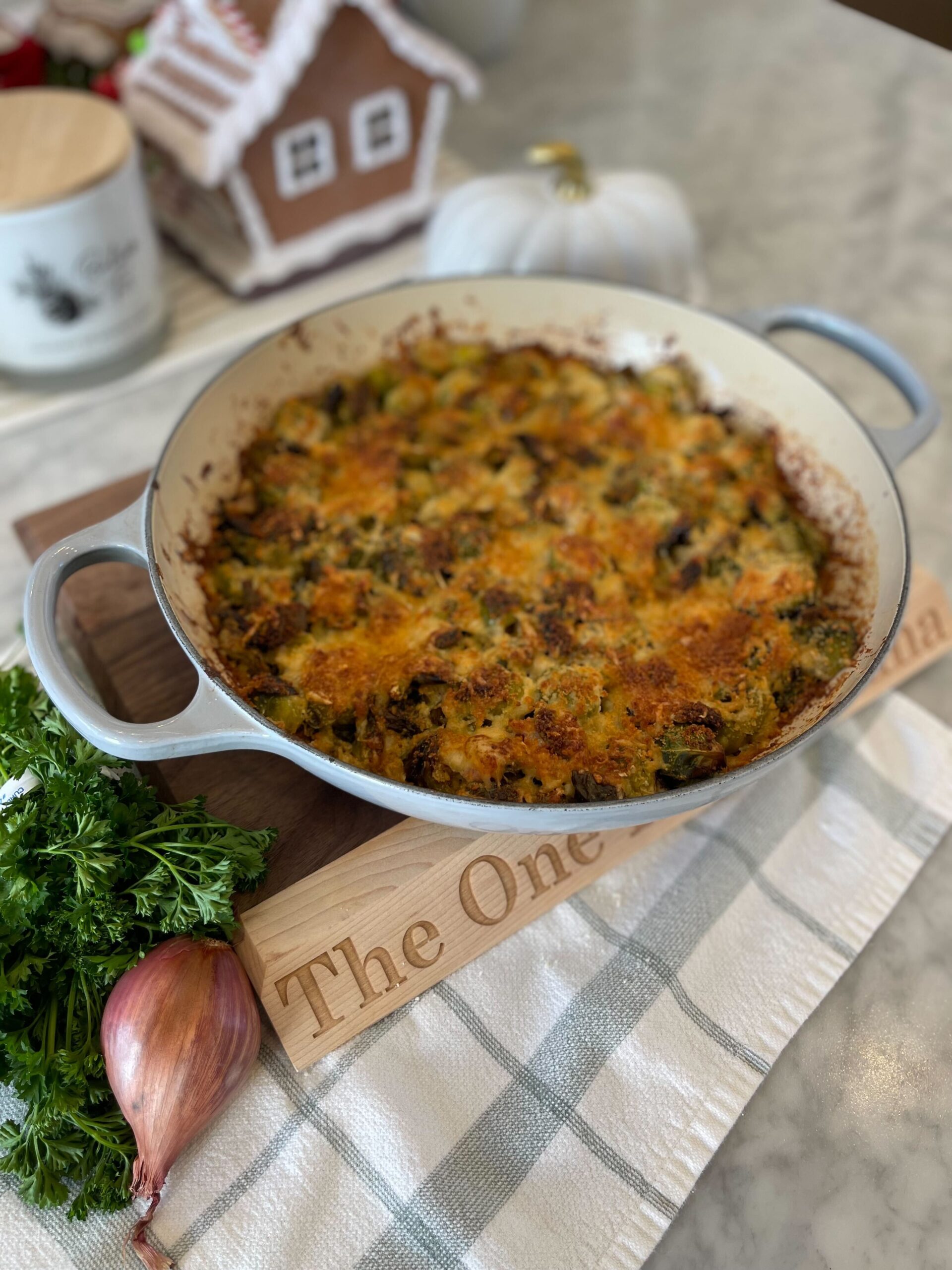 Brussels Sprouts Au Gratin