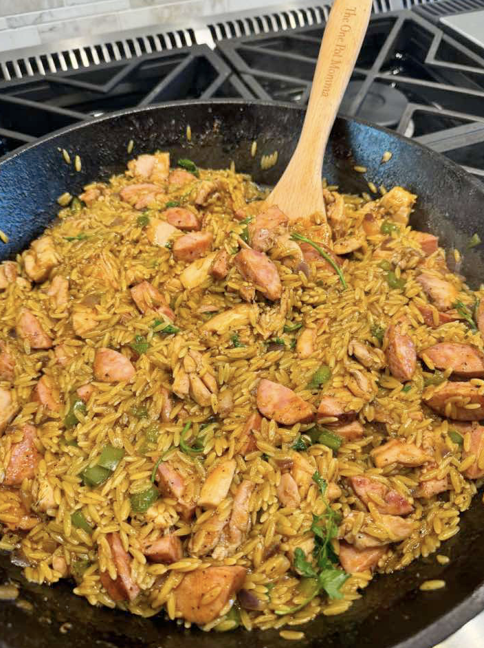 Orzo Cajun Jambalaya