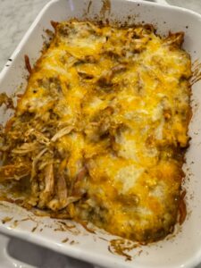 Low Carb 5-Ingredient Chicken Enchiladas