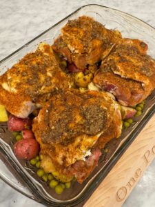 Boursin Stuffed Chicken & Potatoes