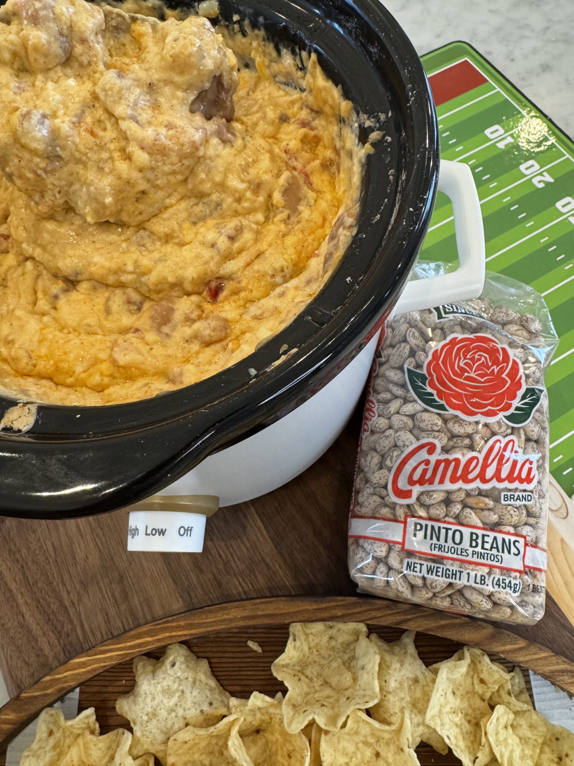 Refried Bean Cheese Dip