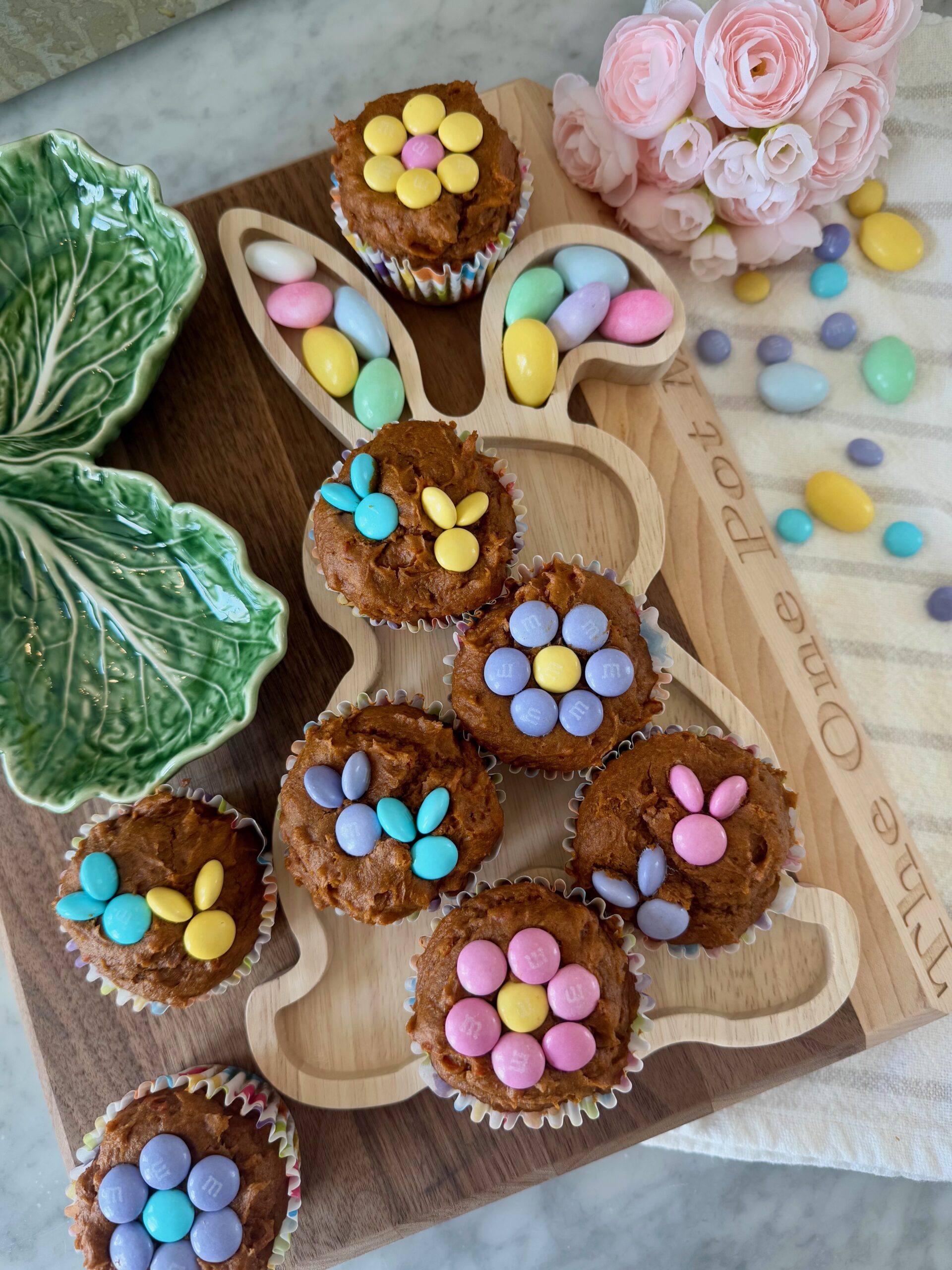 Carrot Cake Bunny Cupcakes