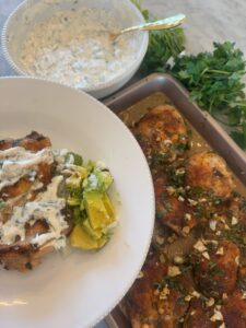 Sheet Pan Cilantro Lime Chicken