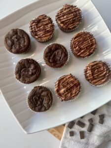 Veggie and Protein-Packed Chocolate Muffins or Cupcakes