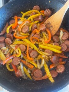 Cajun Sausage and Peppers
