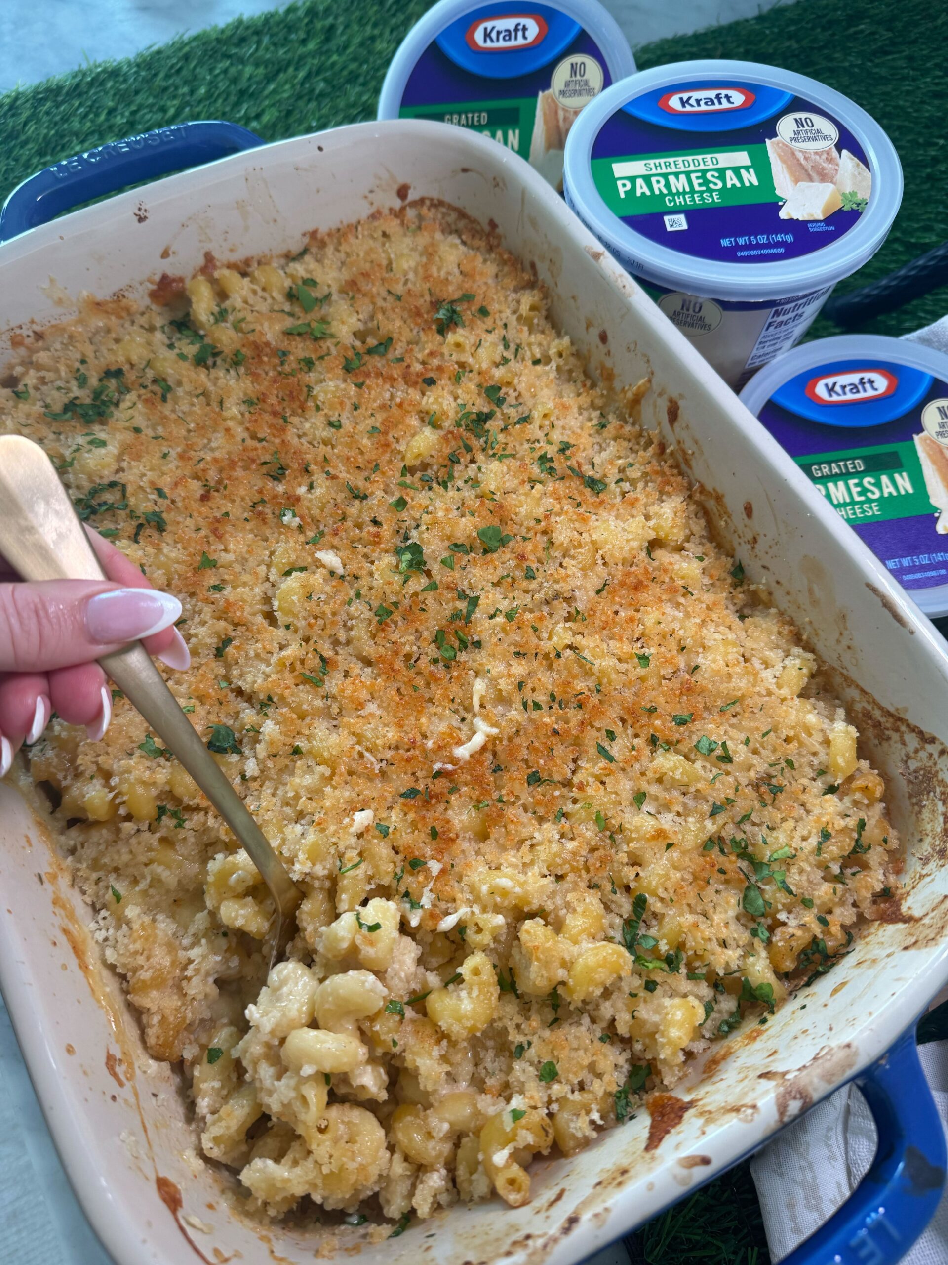 Garlic Parmesan Mac and Cheese (No Boil!)