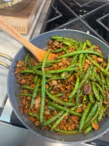 Ground Turkey and Mushroom Stir Fry
