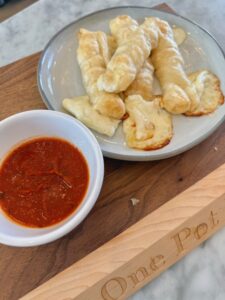 2-Ingredient Mozzarella Sticks