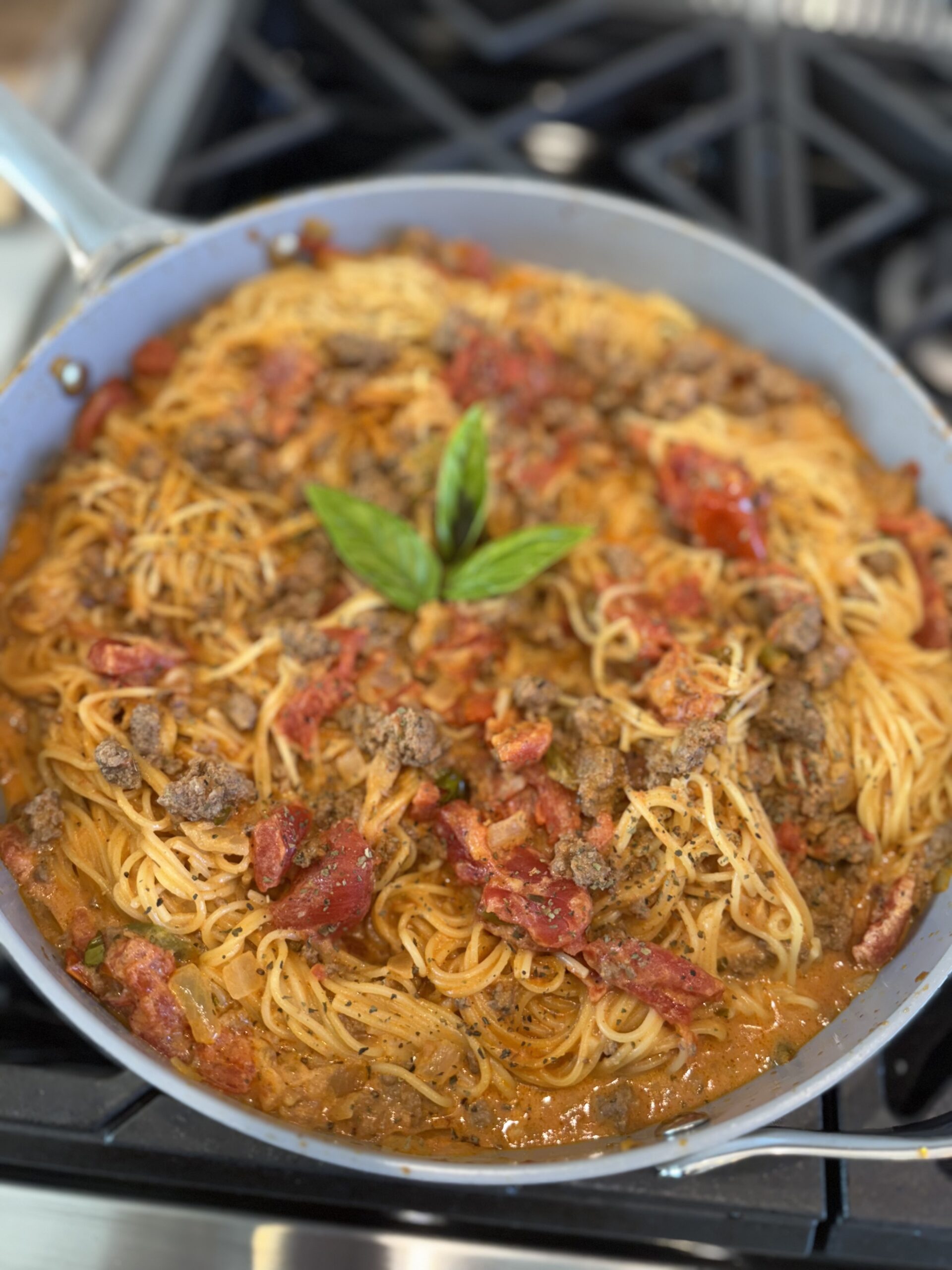 One-Pot Spaghetti & Meat Sauce