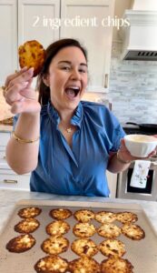 Parmesan Cottage Cheese Chips