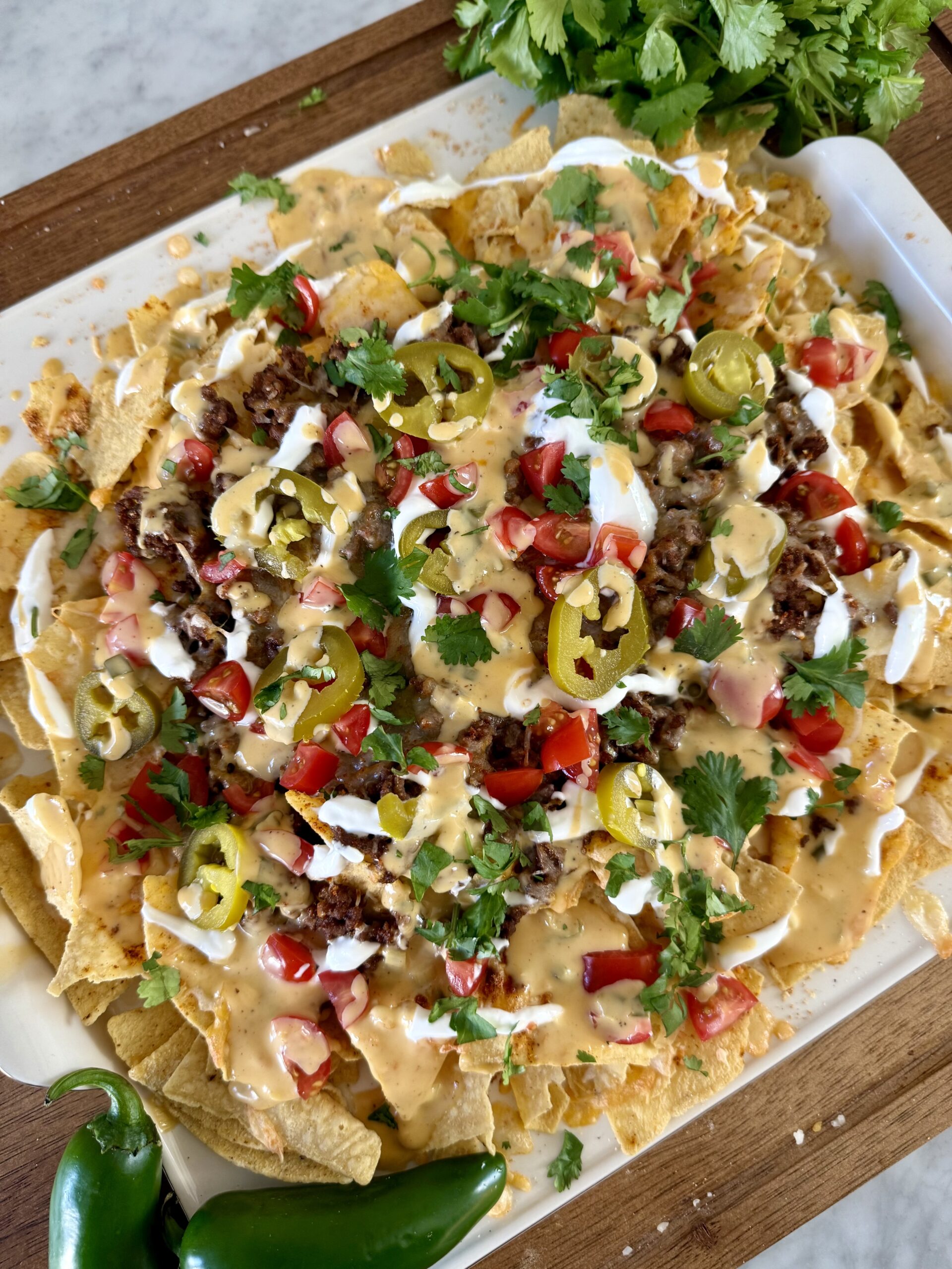 Loaded Sheet Pan Nachos