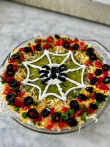 Spider Web Taco Dip