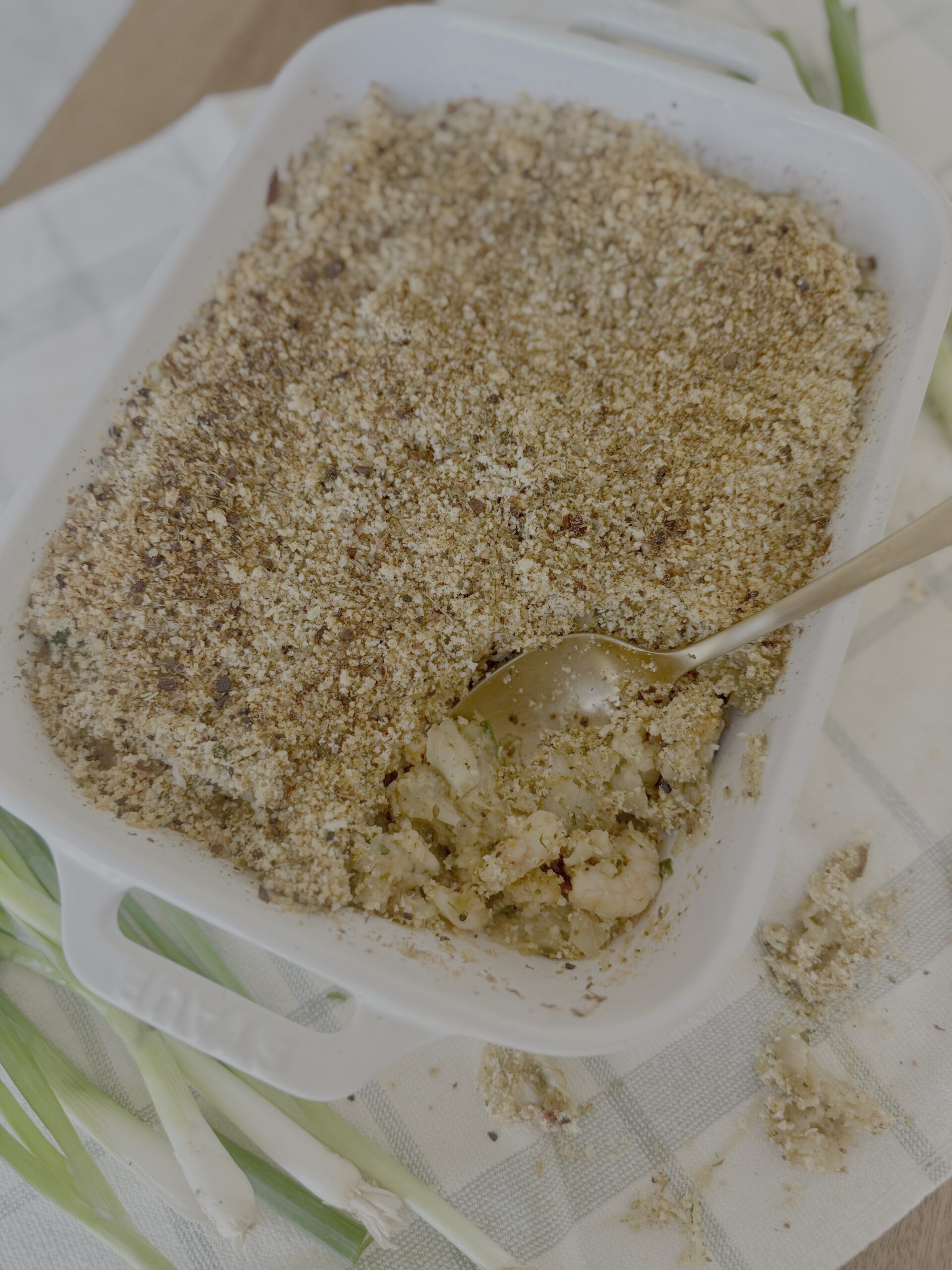 Cajun Shrimp & Mirliton Dressing