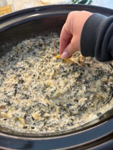 Crockpot Spinach & Artichoke Dip