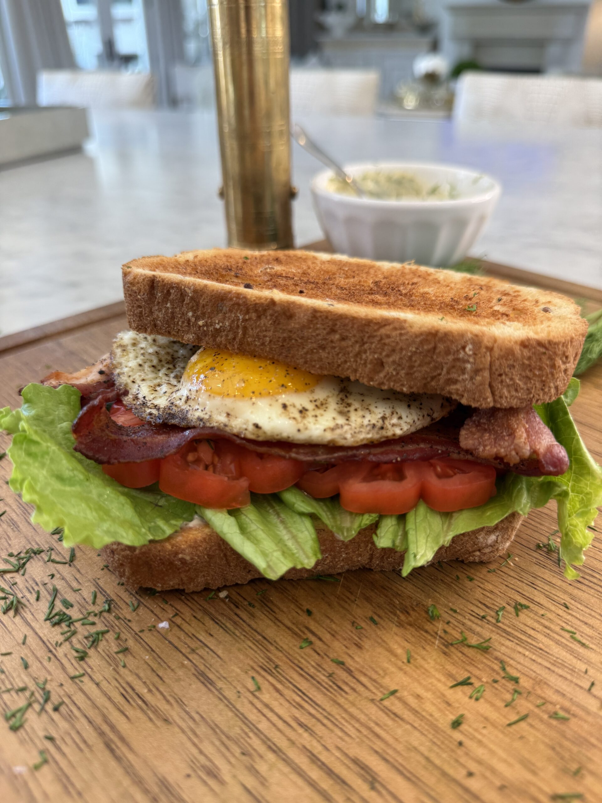 Garlic Dill Aioli BLET