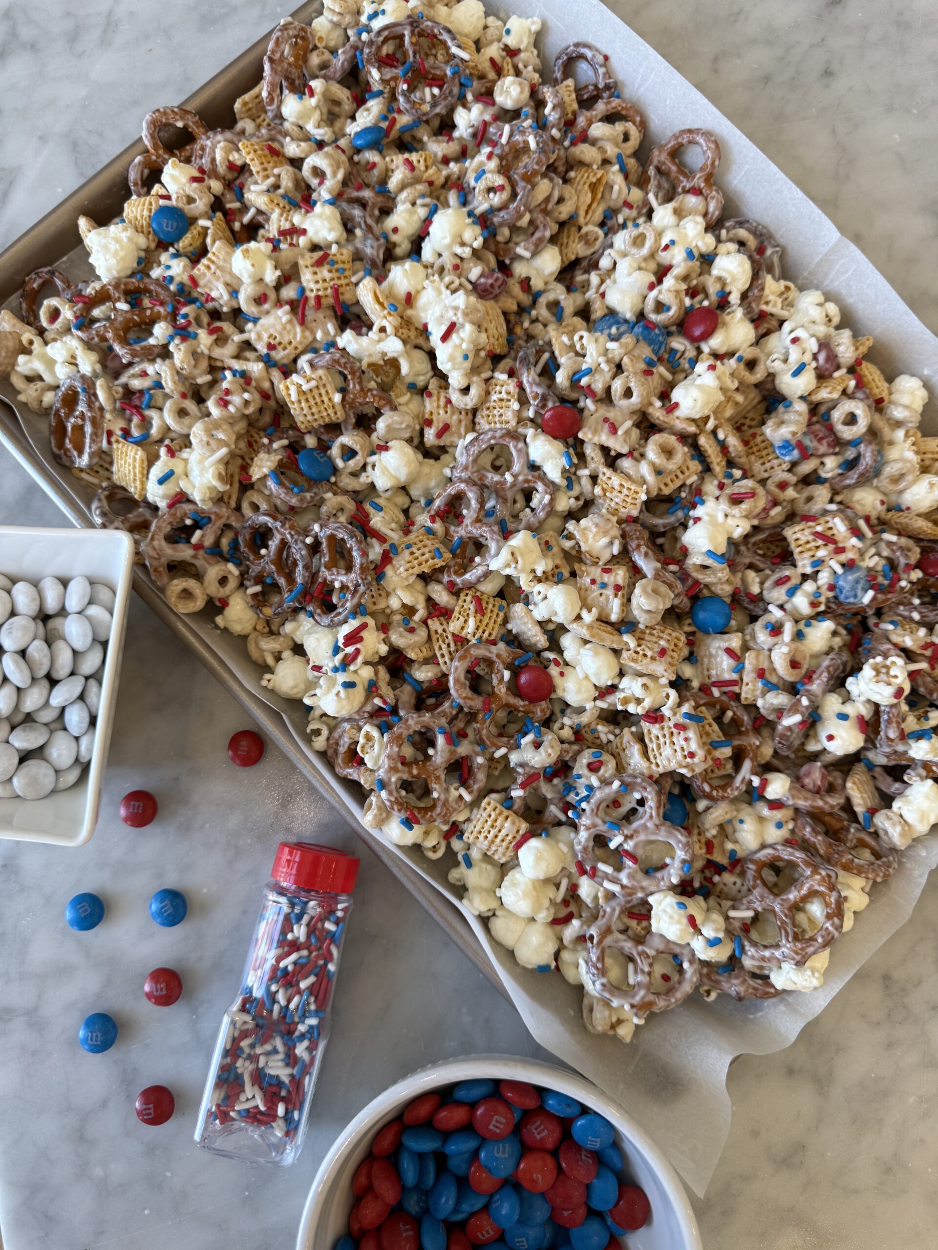 Stars and Stripes Snack Mix
