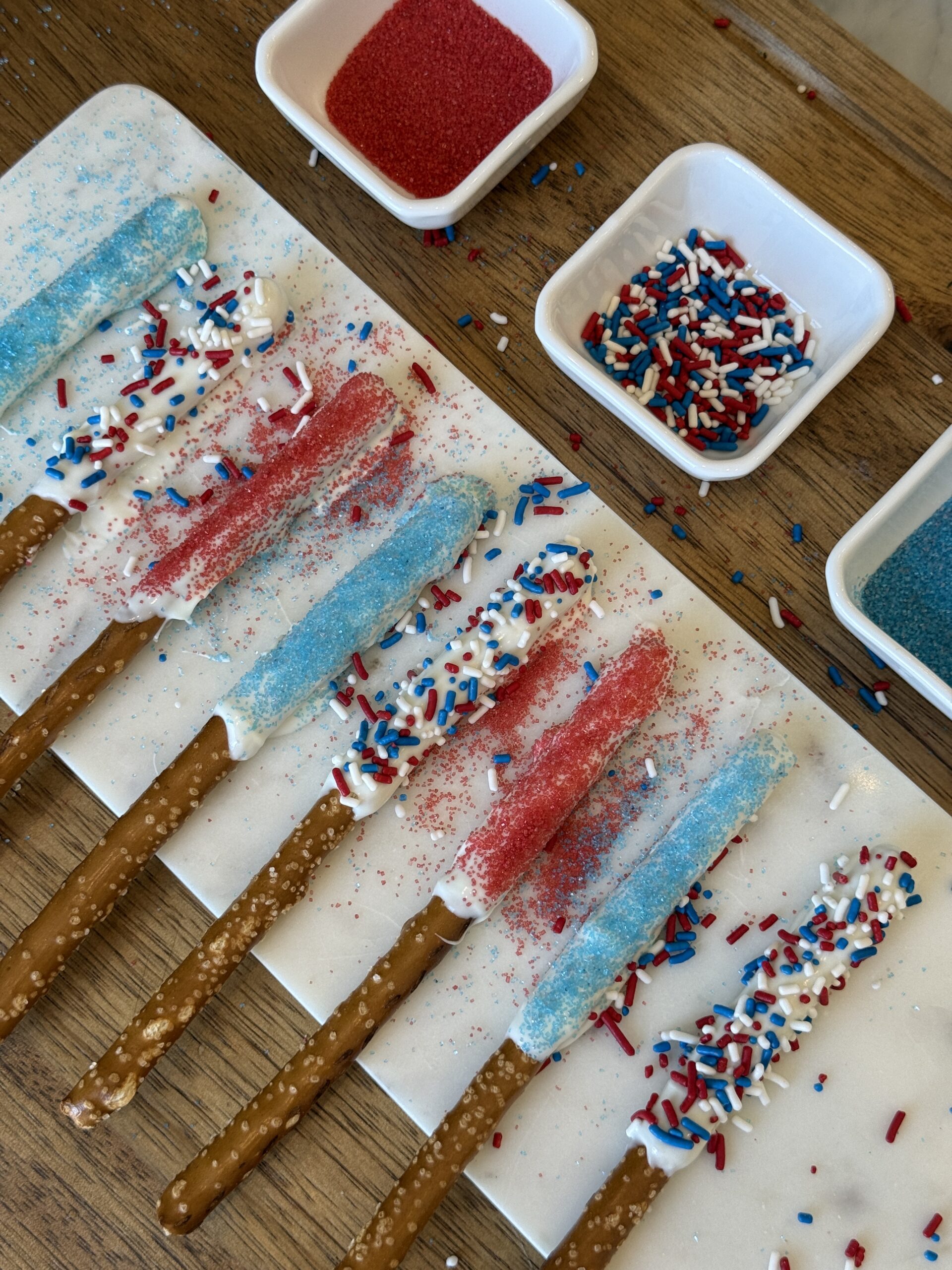 Firecracker Pretzel Rods