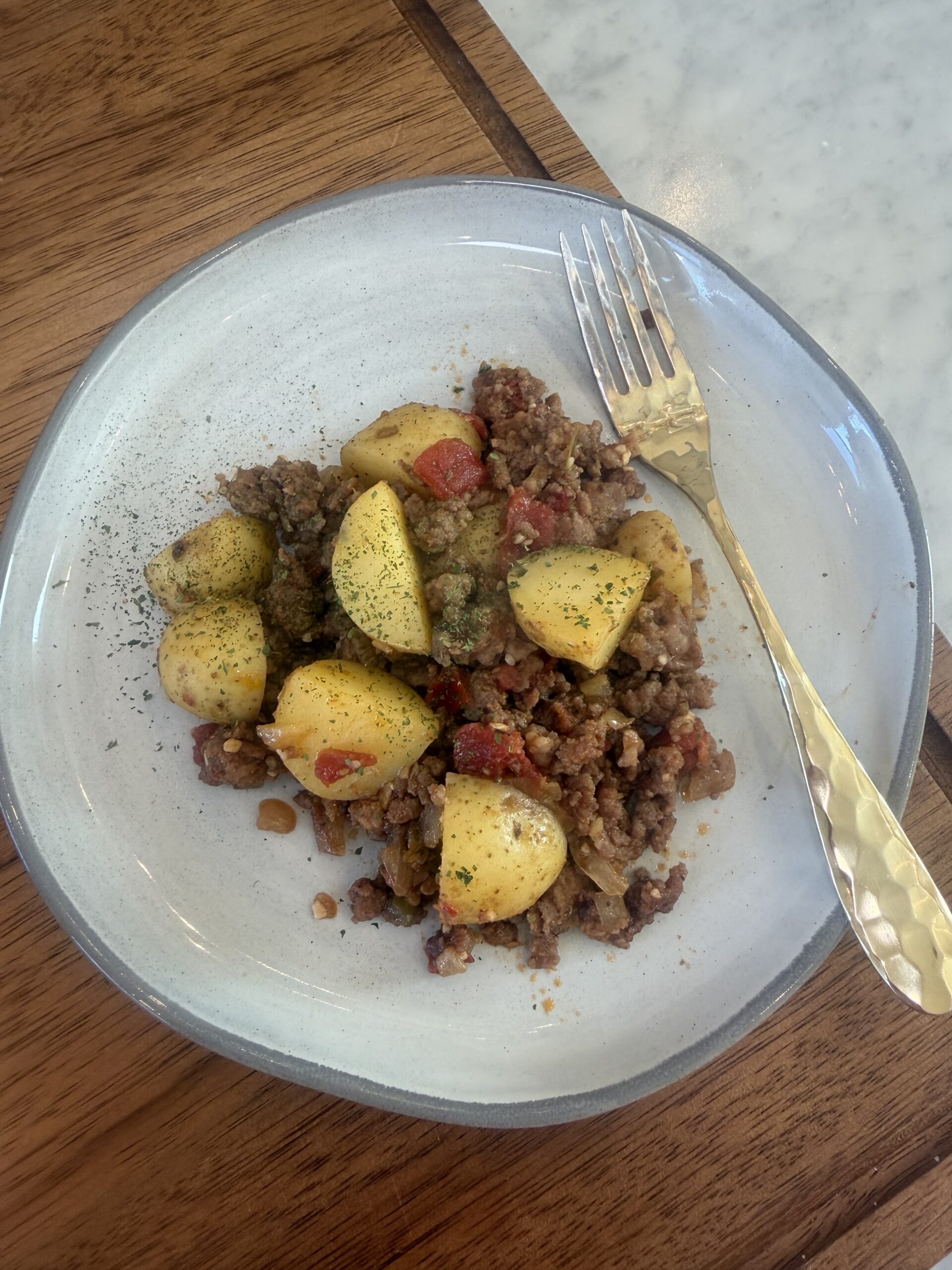One-Pot Dirty Potatoes