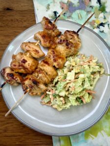 Bang Bang Chicken Skewers