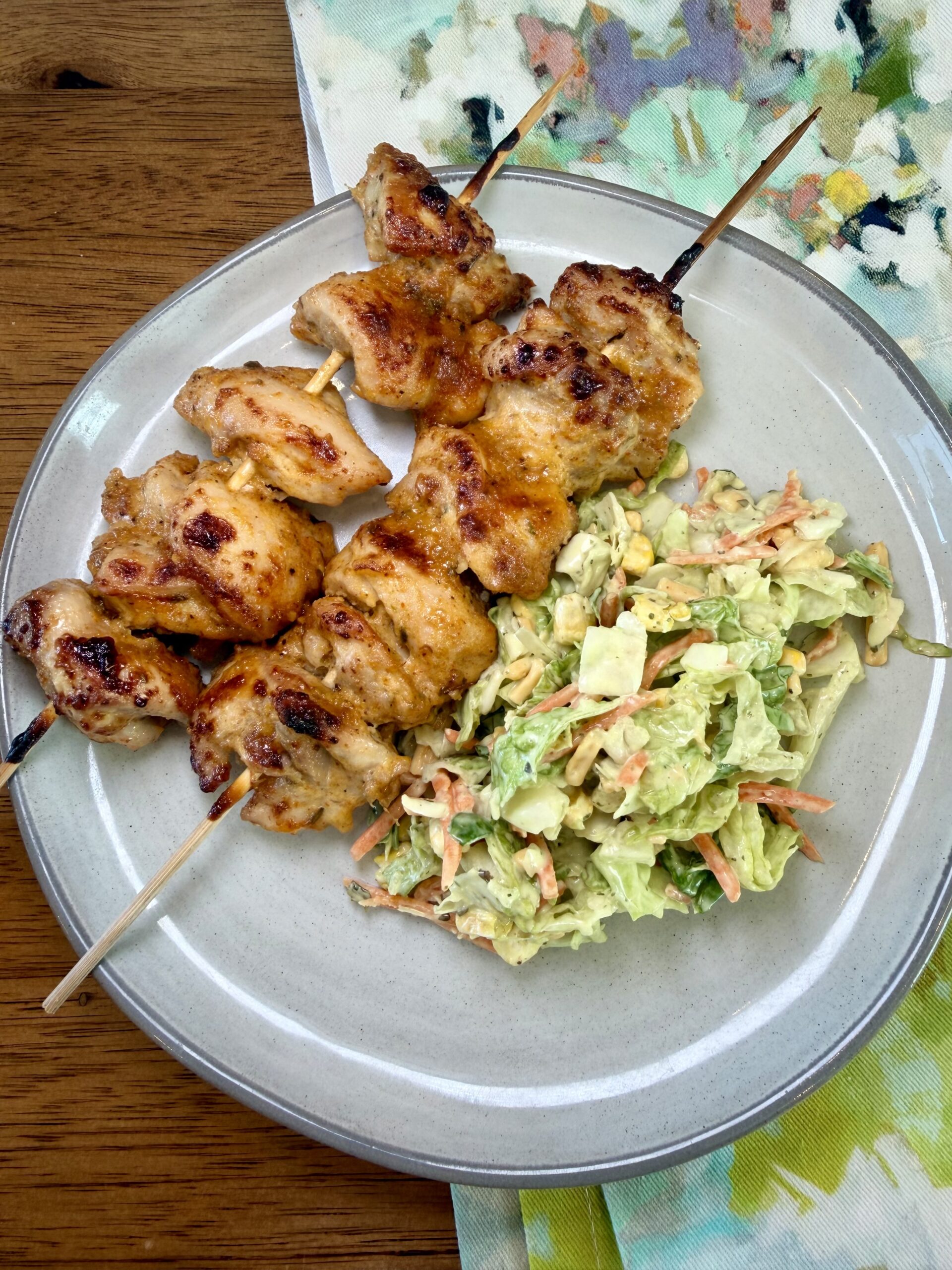 Bang Bang Chicken Skewers