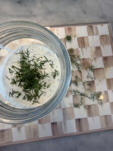Creamy Greek Yogurt Pickle Ranch Dressing